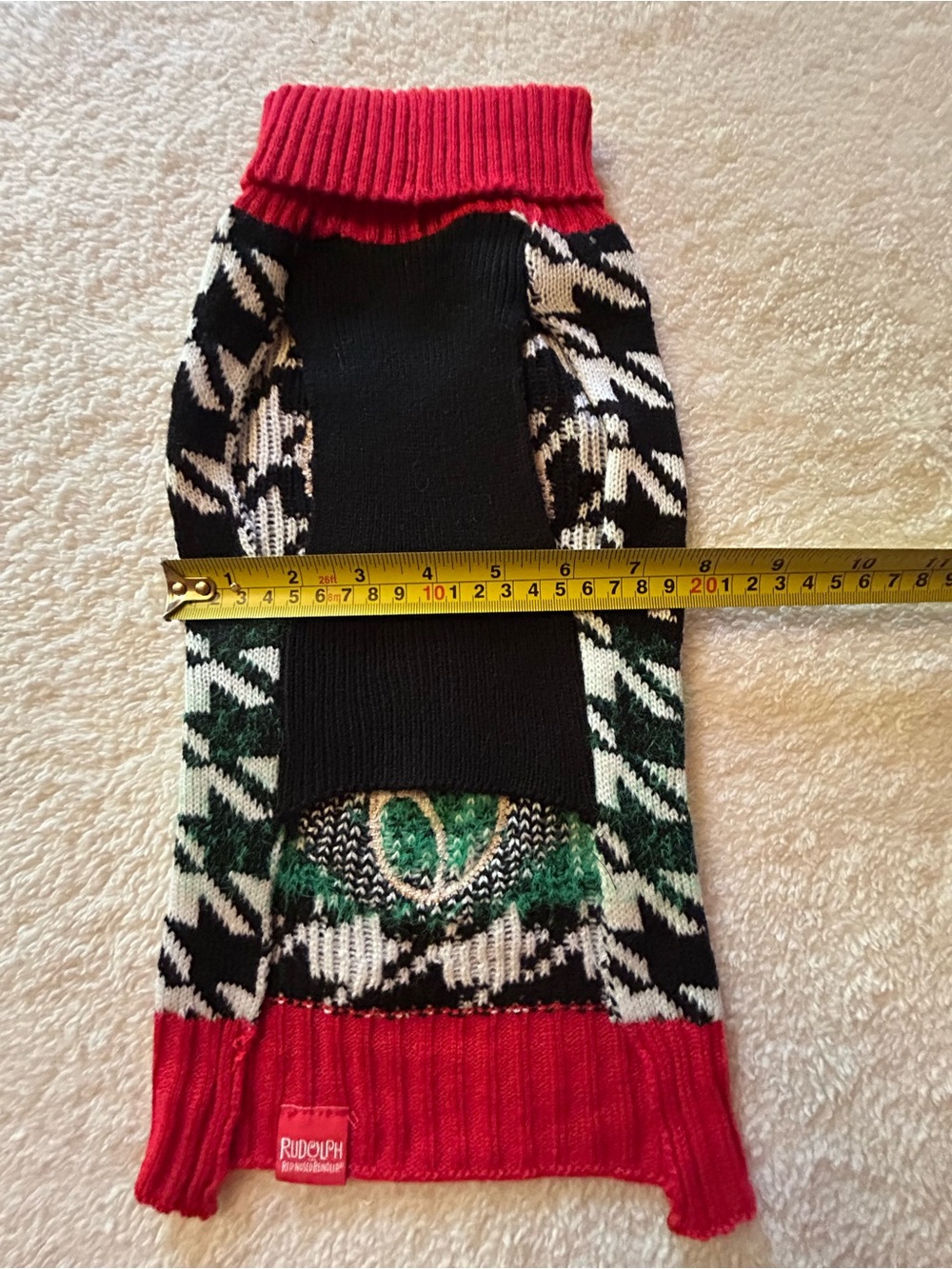 Small Rudolph Turtleneck for Dogs - Picture 5 of 7